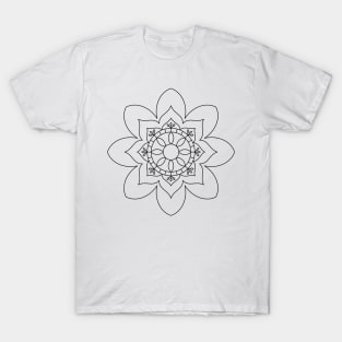 Minimalistic mandala. T-Shirt